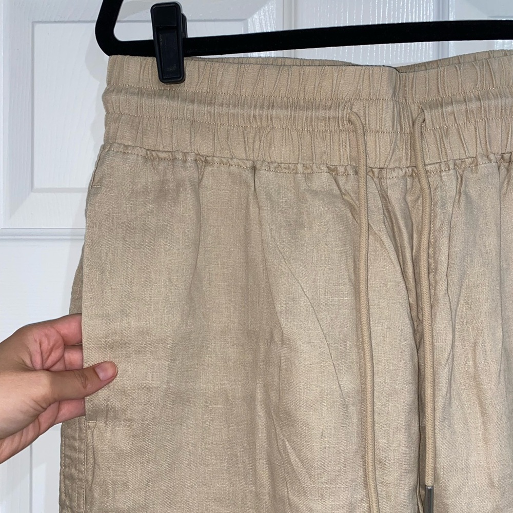 QUINCE 100% European Linen Wide Leg Pant (L) - Picture 7 of 10